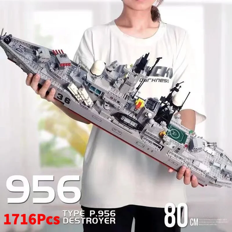

Compatible with Lego Military WW2 NAVY ARMY Aircraft Carrier Model Building Blocks Plane Truck Bricks City Children Toy for Boy