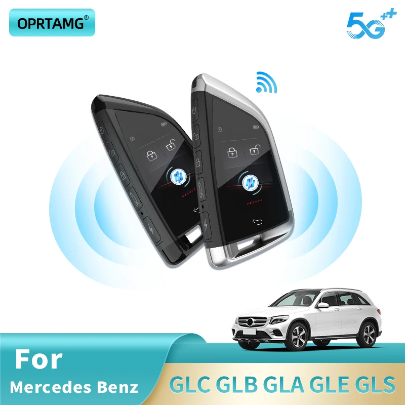 

OPRTAMG Modified LCD Screen Smart Car Key For Mercedes Benz GLC GLB GLA GLE GLS 2000-2015 2016 2017 2018 2019 2020 2021 2022