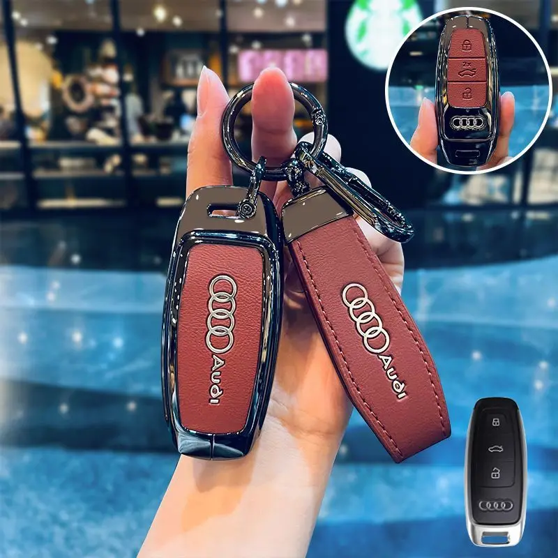 

Автомобильный брелок для ключей из цинкового сплава, металлический корпус для ключей для Audi S Line Quattro A1 A3 A6 Q2 Q3 Q7 Tt Tts Ttrs R8 S3 S6 Rs3 Rs6 Sq2