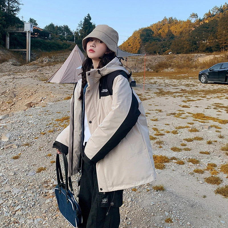 2022 winter new tooling style Pie Overcome Cotton Padded Small Thick Cotton Coat Men Jacket  Men Clothing  Winter Jacket Men