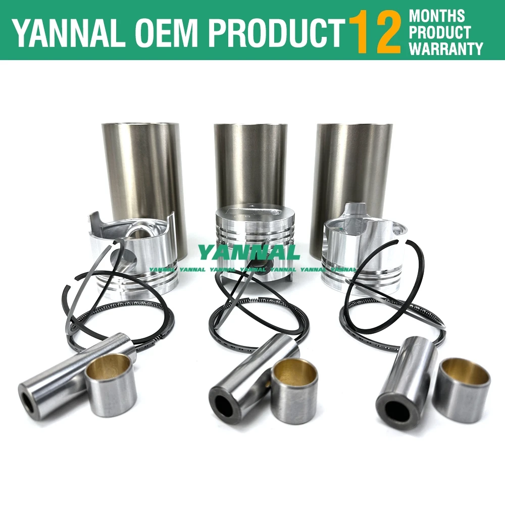 Комплект для капитального ремонта S3L S3L2 экскаватора Caterpillar 303CR двигателя Mitsubishi