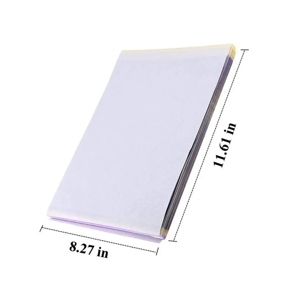 

50 Pieces Transfer Paper Manual Makeup Sheet Body Art Skin Make Up Stencil DIY Professional Tracing Copying Accessory