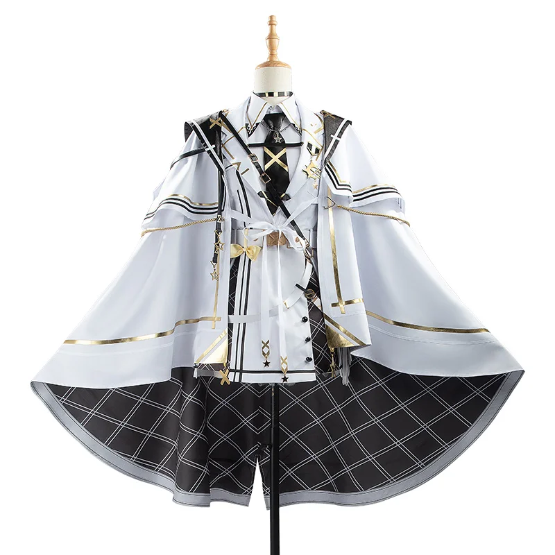 Hoshikawa Sara Cosplay Nijisanji Vtuber Women Fashion Costume Role Play Clothing Halloween Comic-con Party Outfit Full Set