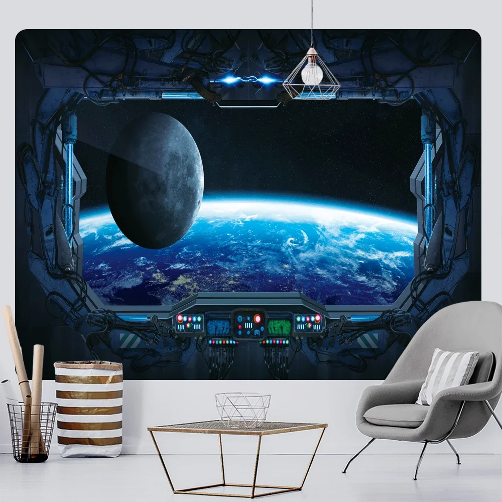 Космическая капсула психоделическая сцена украшение для дома Художественная