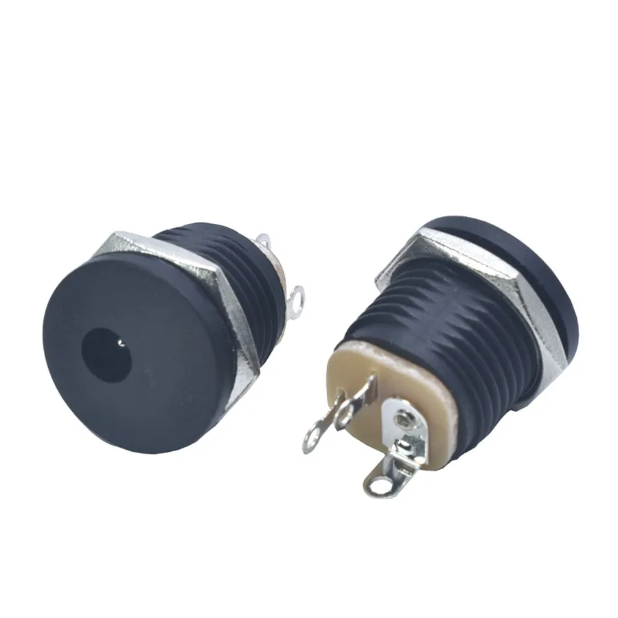 DC-022 5 5x2 1 мм розетка постоянного тока разъем разъемы винт с круглым отверстием