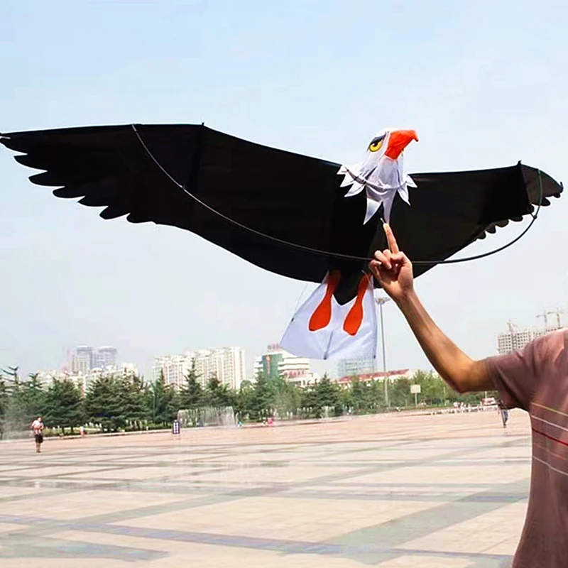 Бесплатная доставка воздушный змей с белым орлом и ручкой для серфинга взрослых