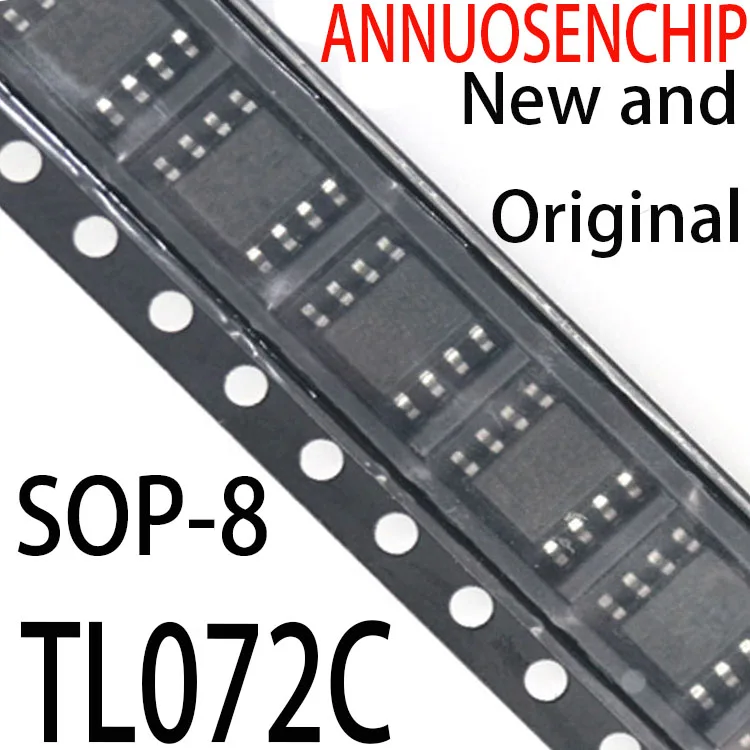 

100PCS New and Original TL072CDR SOP-8 TL072 SOP TL072CD SMD free shipping TL072C