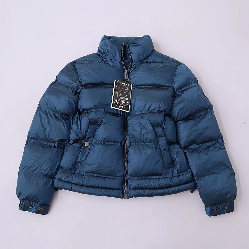 Зимние новые европейские и американские женщины могут получить капюшон-стойку с