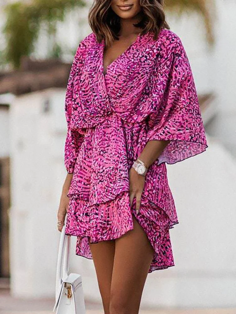 

Elegant Office Dress For Women Streetwear Female Patchwork Solid Casual Dress Round Neck Hollow Out Sexy Dress Vestido Feminino