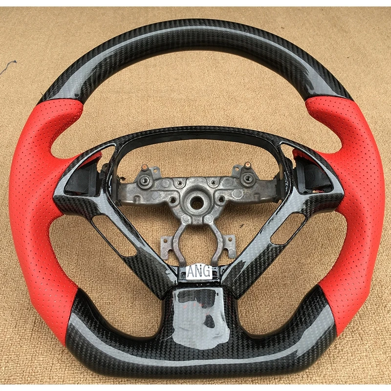 

Индивидуальное 100% углеродное волокно кожа Алькантара фотокованое Рулевое колесо для Infiniti серии G EX QX50 Q50 G37 G25