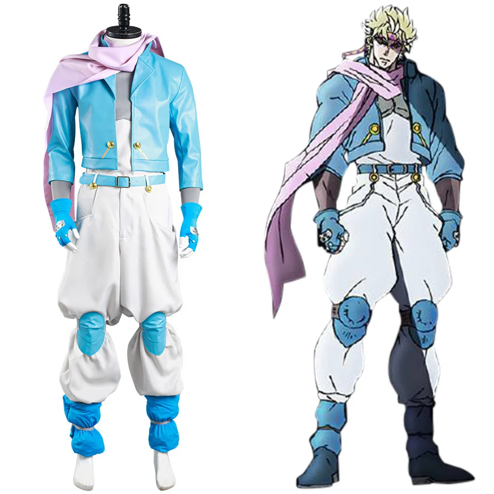 

Anime JoJo‘s Bizarre Adventure Part 2: Battle Tendency Caesar Anthonio Zeppeli Cosplay Costume Coat Pants Festival Carnival Suit