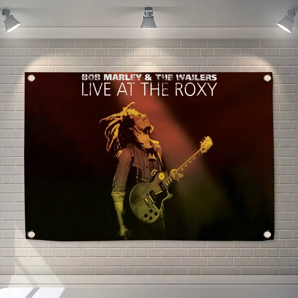 Фото Флаг B-Bob Marley & The W-Wailers Exodus 150x200см, 60x90см, для украшения, для пикника на открытом воздухе, для вечеринок, для дома, для кемпинга, художественный подвесной баннер №4