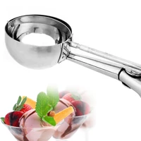 ice cream scoop kitchen tools 6cm stainless steel spring handle mash potato watermelon ball scoop home kitchen accessories