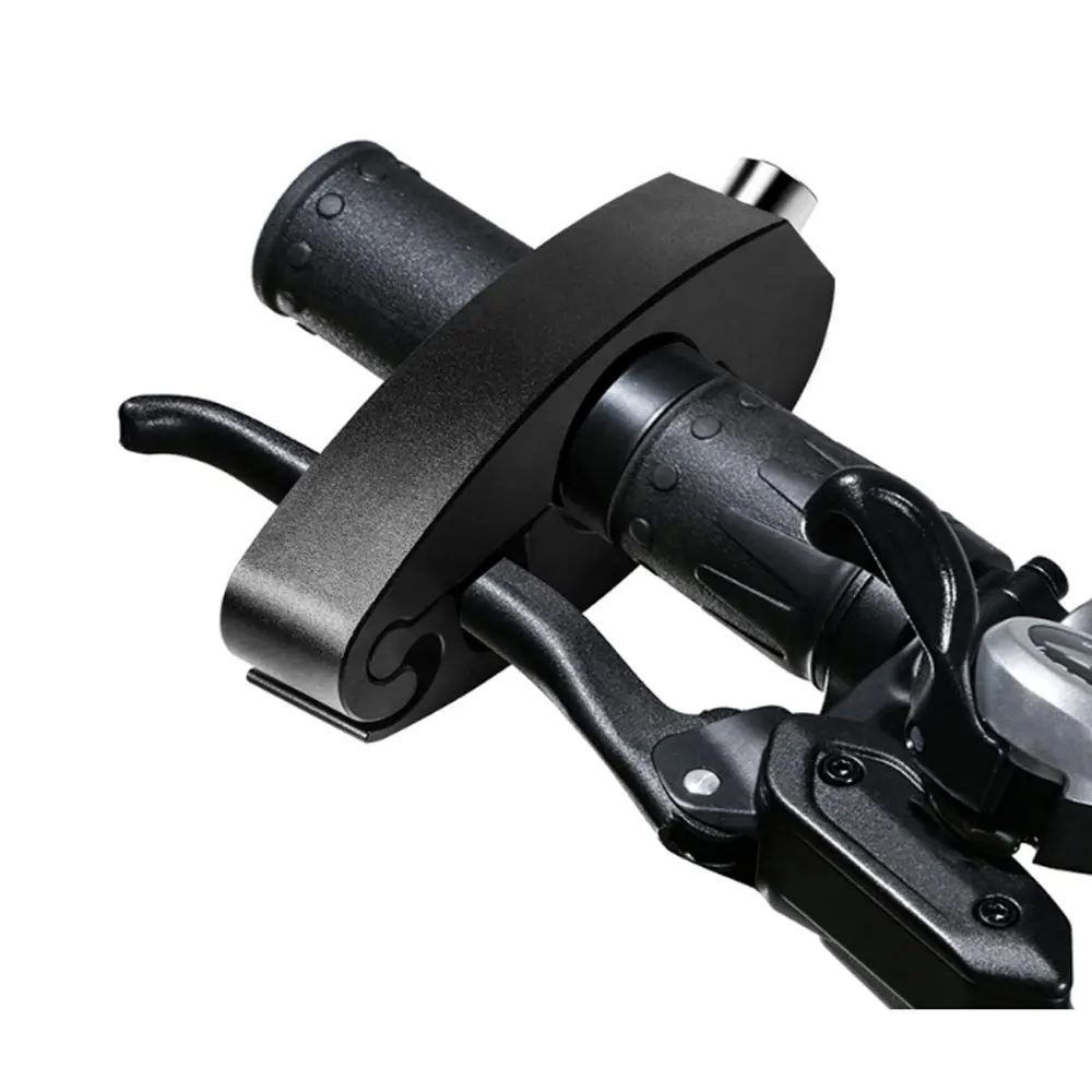 Motorcycle Handlebar Lock Imitation Solid Lock Pull Bar Bikes Theft Lock for 35.5mm handlebar grips