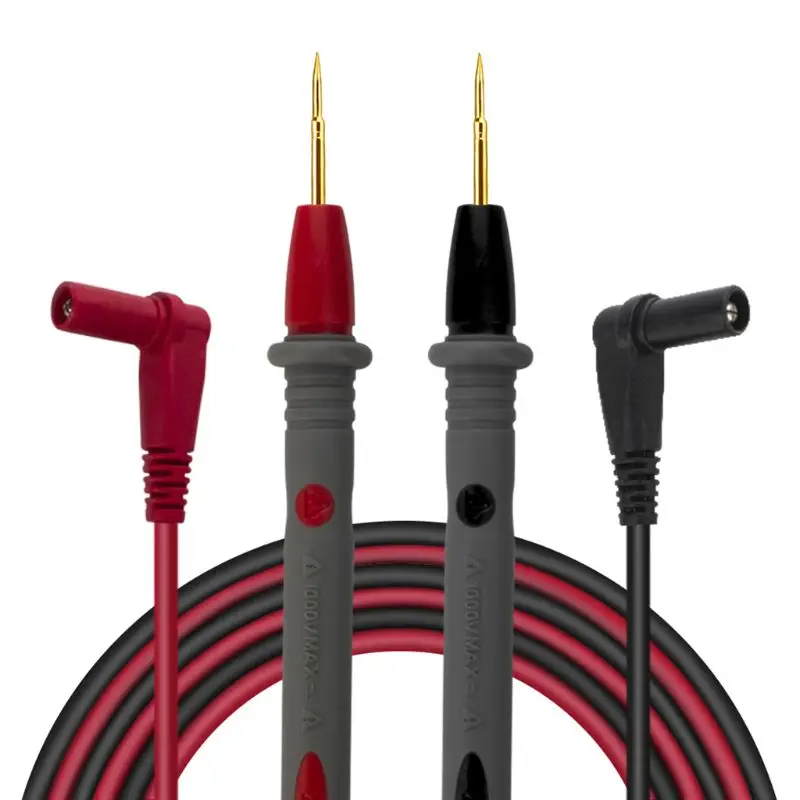 

Gold plated Silicone Wire Test Leads for Multimeter Ultra Pointed 1000V 20A Needle Test Probe Tip
