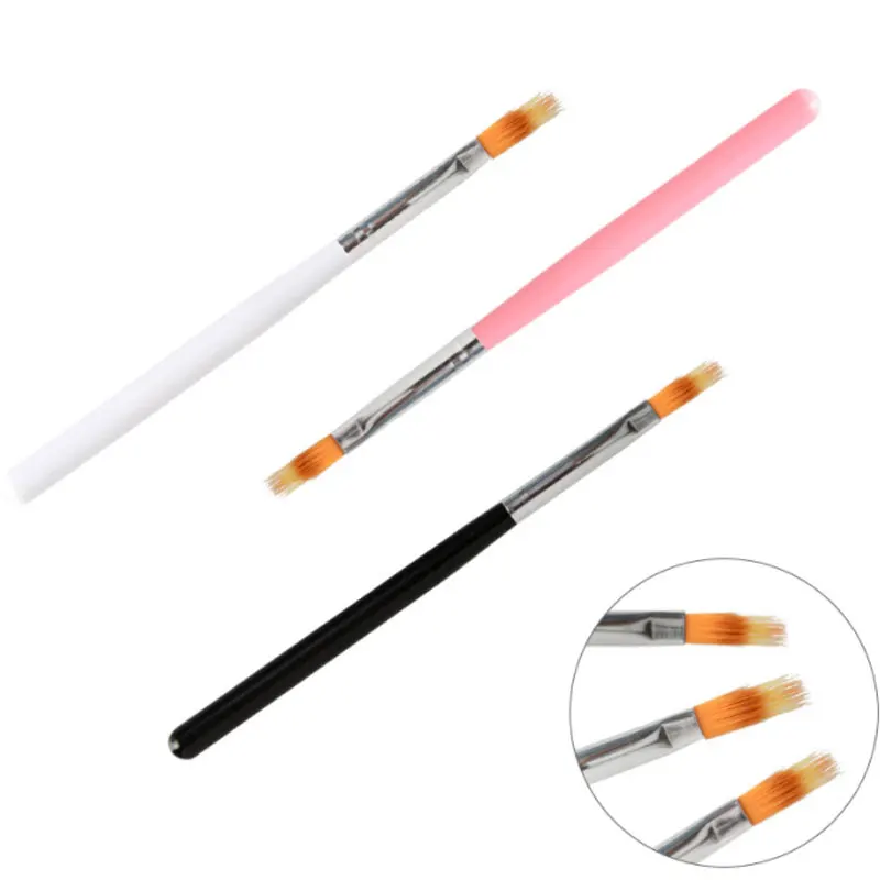 

1pcs Nail Art Brush Gel Brush For Nail Art Ombre Soft Gradient Brush For Manicure Nail Polish Drawing Painting Decor Pen New
