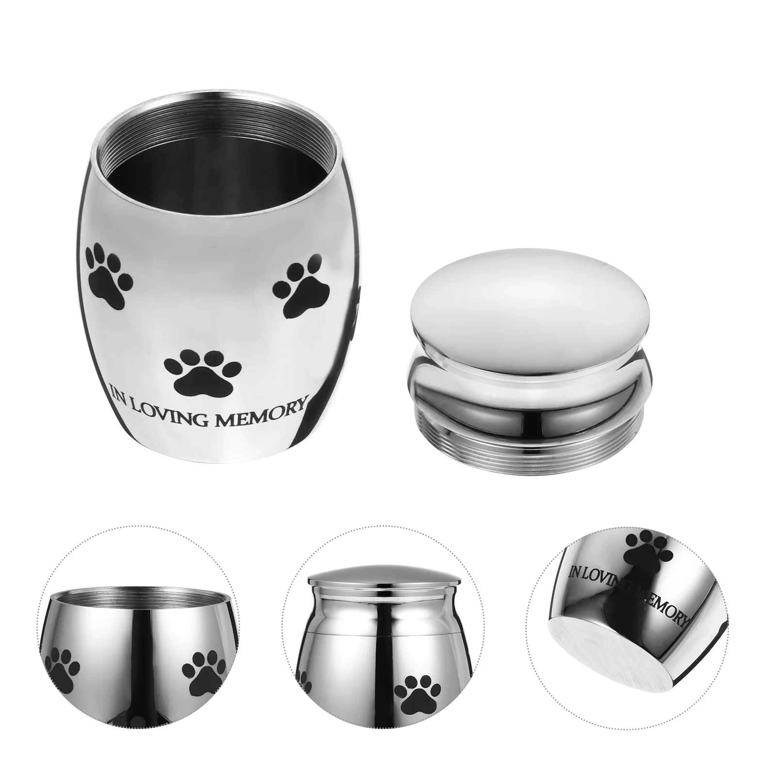 

Dog Urns Pet Stainless Steel Boxsmall Urnstorage Keepsakes Ash Tank Dogs Keepsake Cremation
