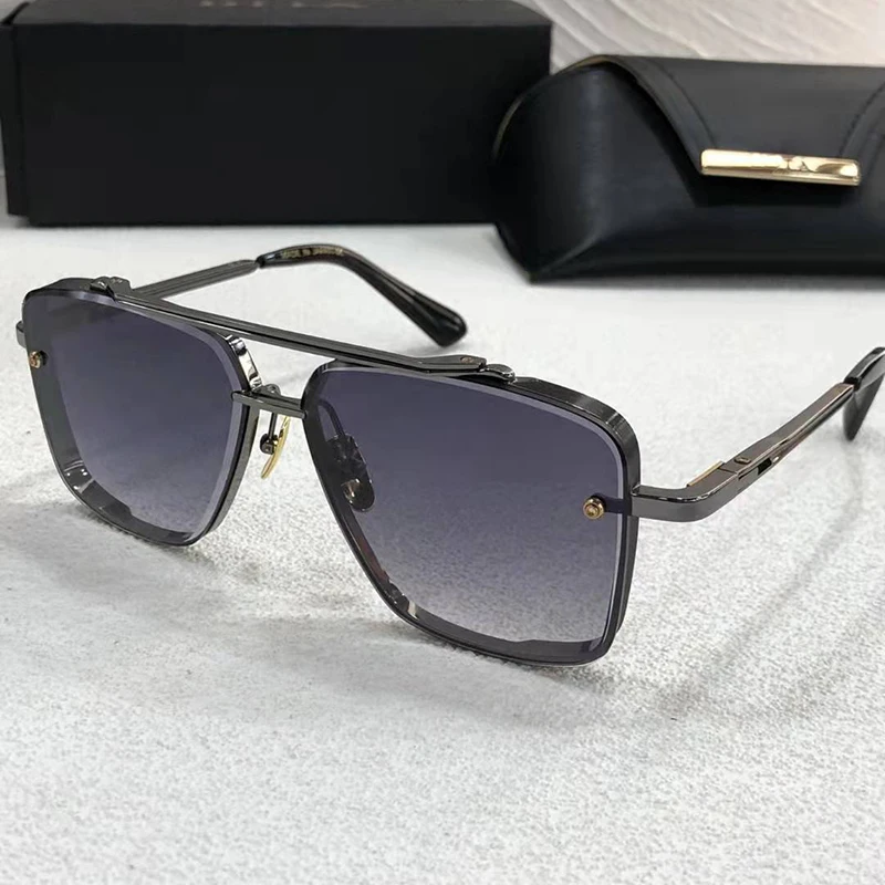 

Luxury brand MATCH SIX Summer Sunglasses For Men and Women style Anti-Ultraviolet Retro Plate square Eyeglasses Random Box