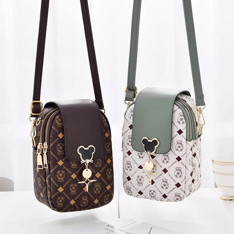 

Women Mini Leather Shoulder Diagonal Bags Small Mobile Phone Bag Crossbody Girls Ladies Purse Handbag Wallets Card Holders