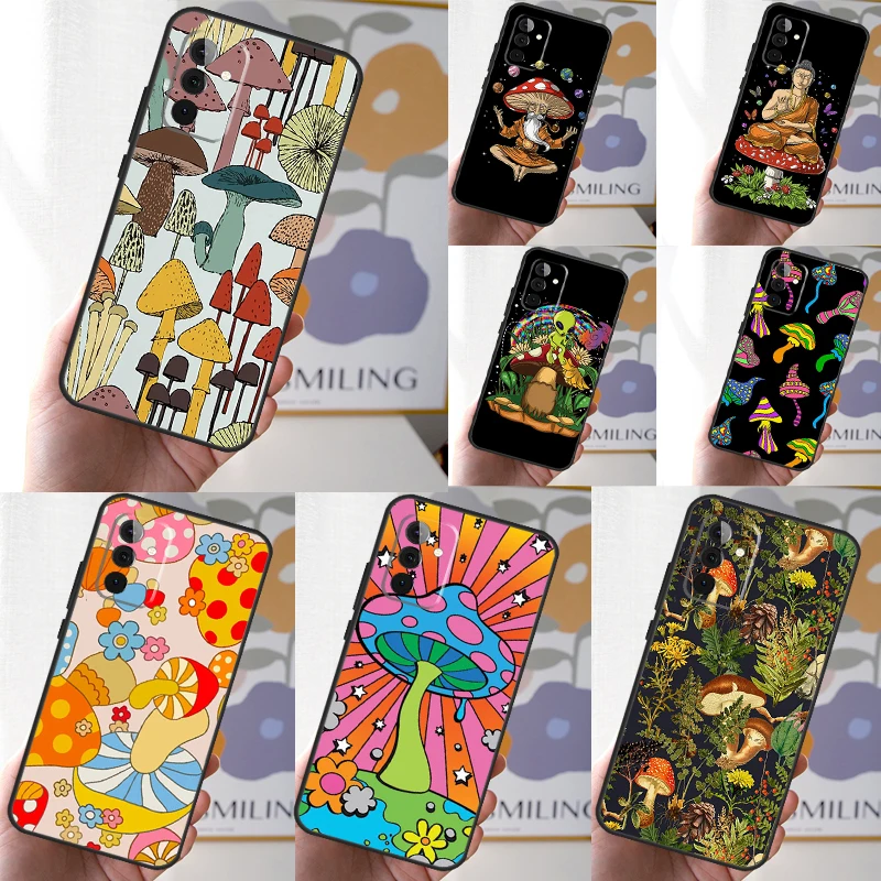 Волшебный гриб инопланетянин Триппи чехол для телефона Samsung Galaxy A15 A25 A35 A55 A54 A34 A14 A13