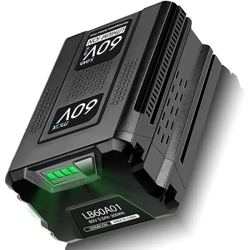 Фото Сменный аккумулятор 6000 мАч, 60 В для Greenworks GBA80300 GBA0200, литий-ионный аккумулятор большой емкости, совместимый с бензопилой/триммером №2