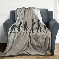 human evolution blanket lightweight soft air condition blankets for living room office lunch break blanket couchsofabed throws