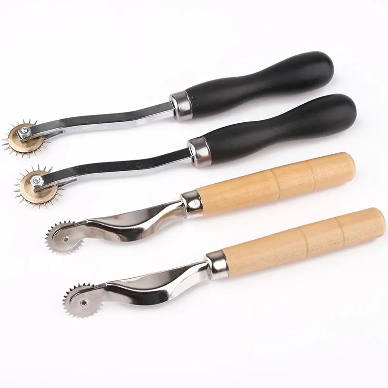

Professional Leather Overstitch Wheel Gear Roulette Stainless Steel Spacer Sewing Leather Craft Tool Gear 4mm