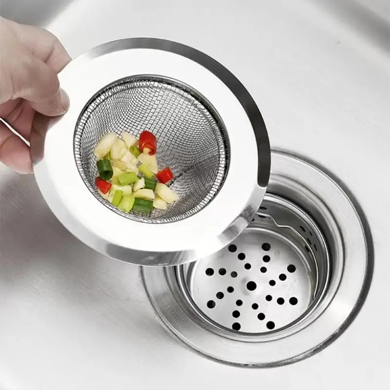 

Фильтр для кухонной раковины, воронка для раковины из нержавеющей стали, антиблокирующая раковина, раковина для посудомоечной...