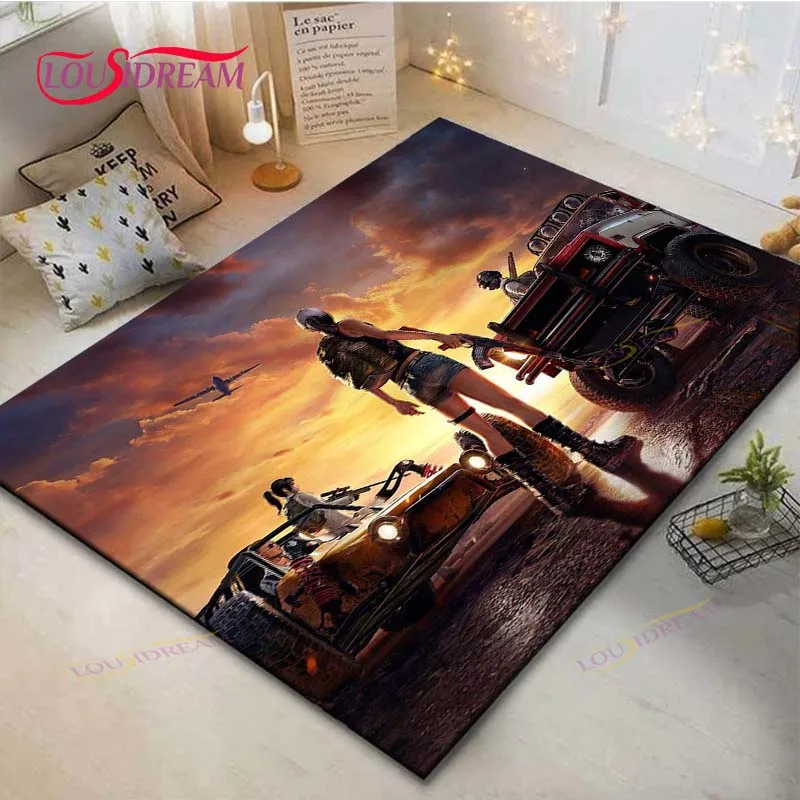 

PUBG Printed Mat Decoration Room Carpet Living Room Anime Carpet Home Cute Carpet Decoration Customized Carpet Home Non-slip
