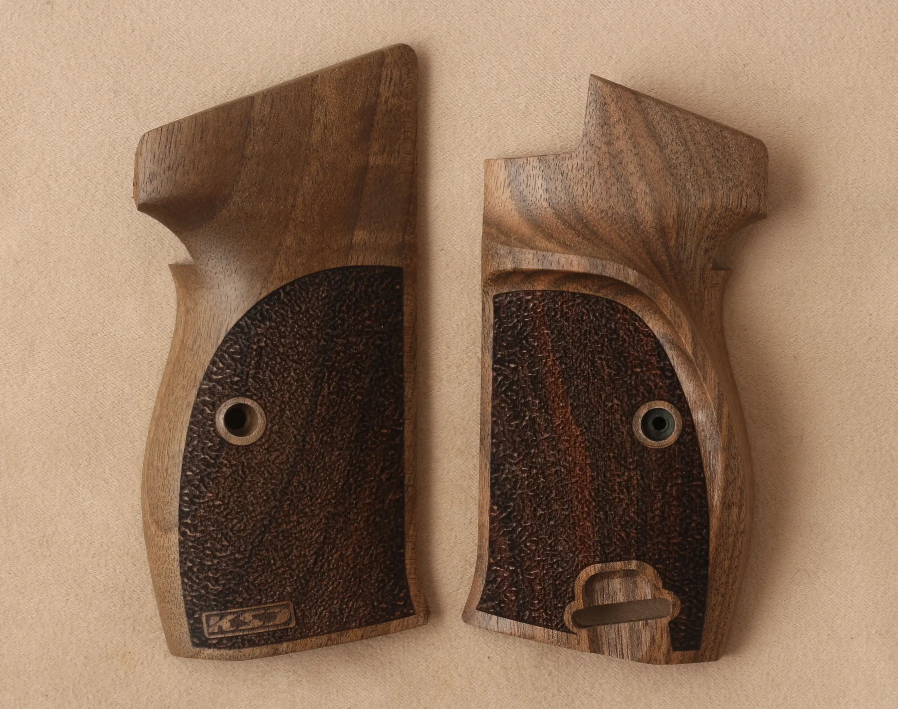 

Ksd SIG P210 Heavy Frame P210-5 / P210-6 (with lanyard ring) model Compatible Walnut Grip for Replacement (Thumb Grip)