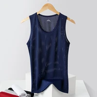 tank top trendy slim fit solid color soft summer tank top for sports men top summer top