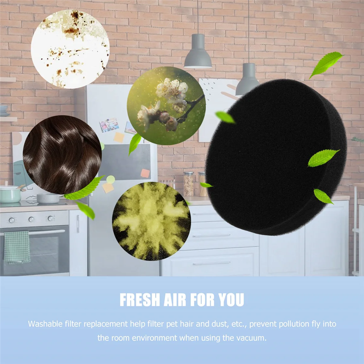 Вакуумный поролоновый фильтр для Eureka DCF-26 замена 1608225 Заменяет деталь 68465A 68465A-2