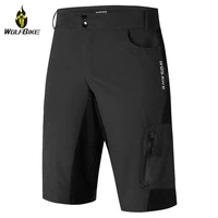 wosawe summer men cycling shorts loose fit underwear breathable bicycle clothing water repellent downhill mtb bike shorts
