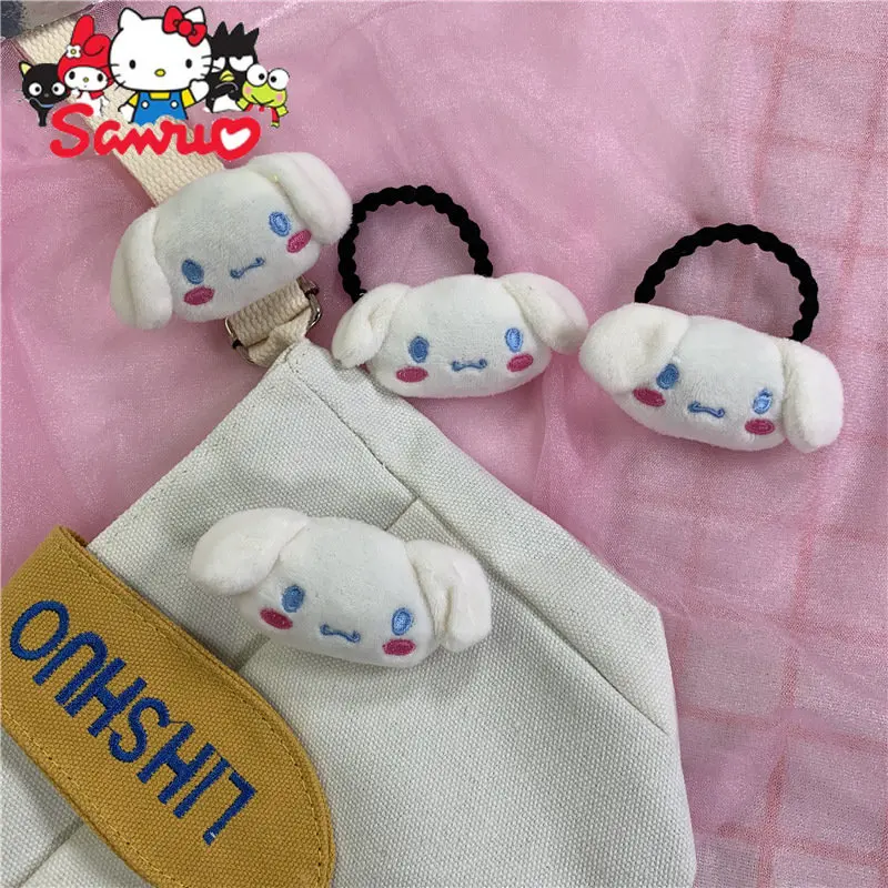 

Cute Cartoon Sanrio Cinnamoroll Pochacco Brooch Hairrope Three-dimensional Hairband Bag Clothes Pin Bags Accessories 9*4.5cm