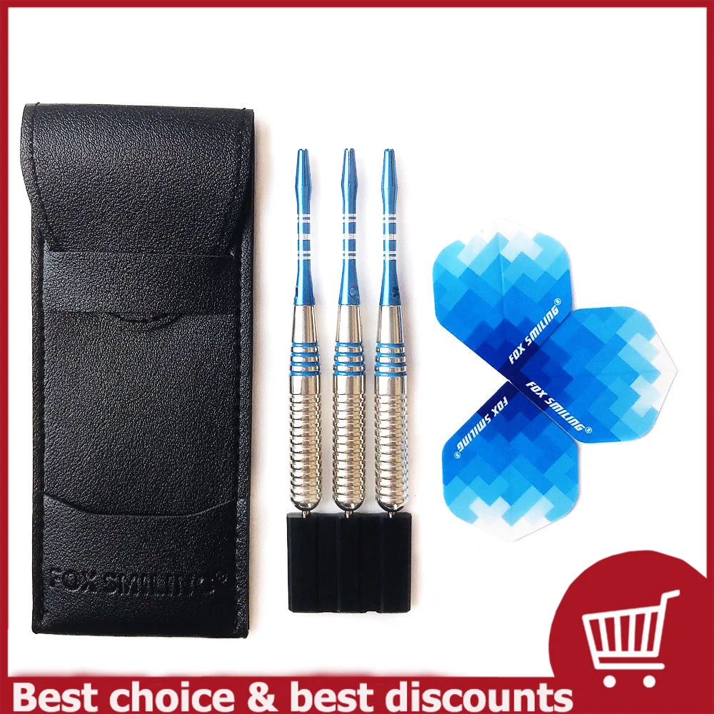 

3 шт. 24 г стальные наконечники дротики с алюминиевым валом синего цвета