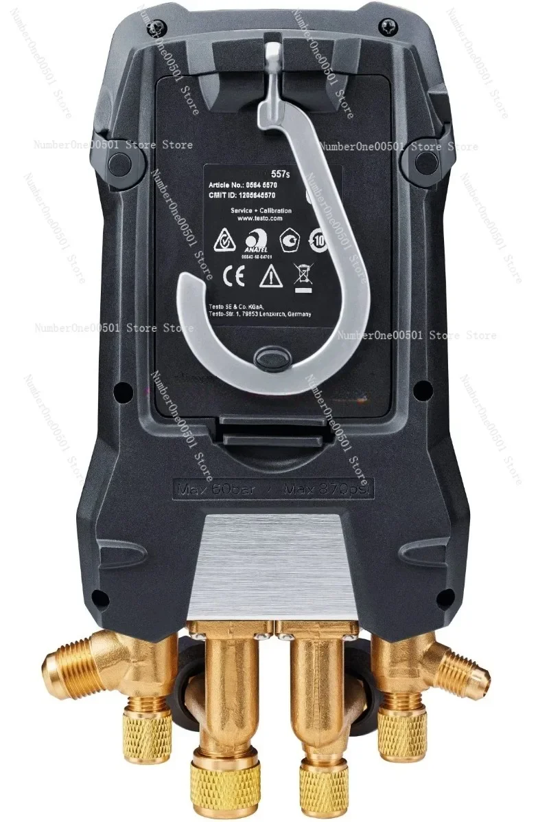 Фото Цифровой манометрический коллектор Testo 557s Smart Vacuum Kit с беспроводными вакуумными и зажимными температурными датчиками Bluetooth 0564 5571 testo557s №4