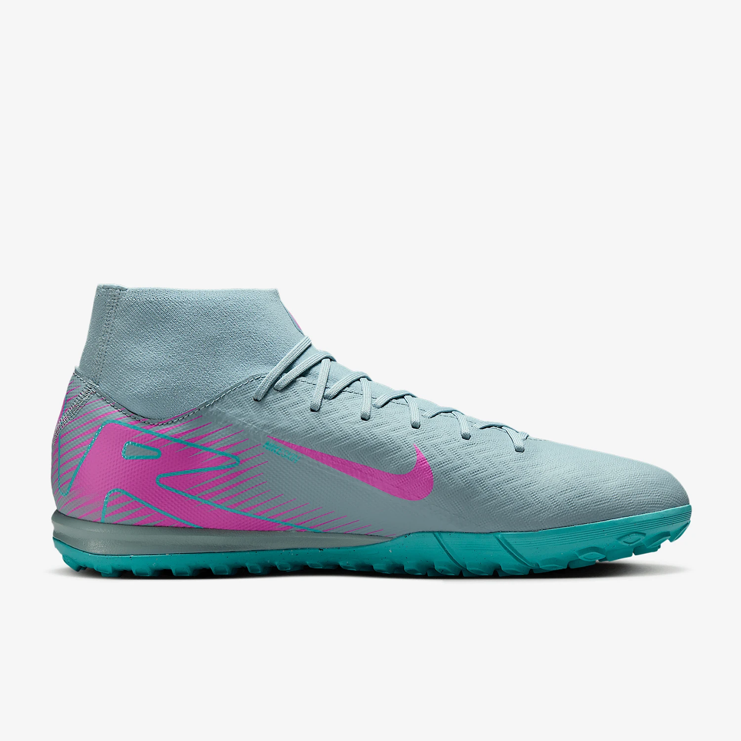 Фото Оригинальные мужские тренировочные футбольные бутсы Nike Superfly 10 средней высоты FQ8331-301 №3
