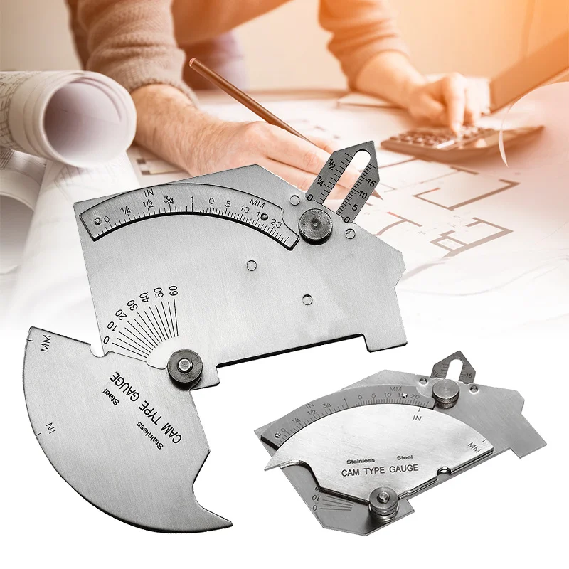 

Welding Gauge Welding Inspect Tool Weld Drill Bit Measurement Bridge Stainless Steel Cam Welding Gauge Test Ulnar