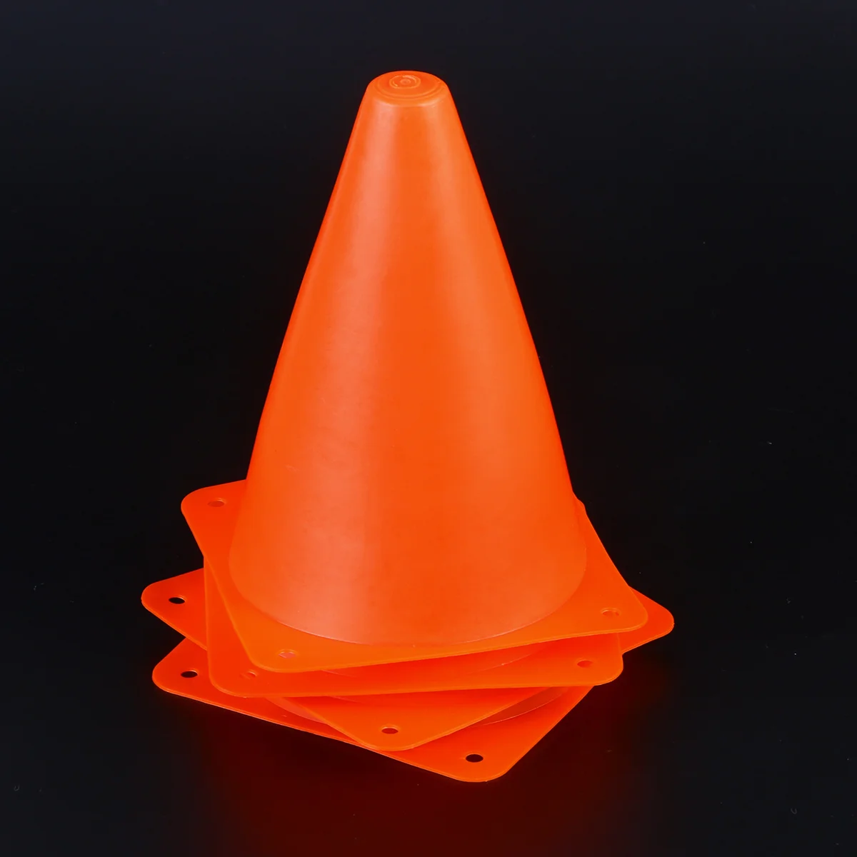 

6 18cm Football Cones Traffic Cones Statue Soccer Training Cones Basketball Cones Road Cone
