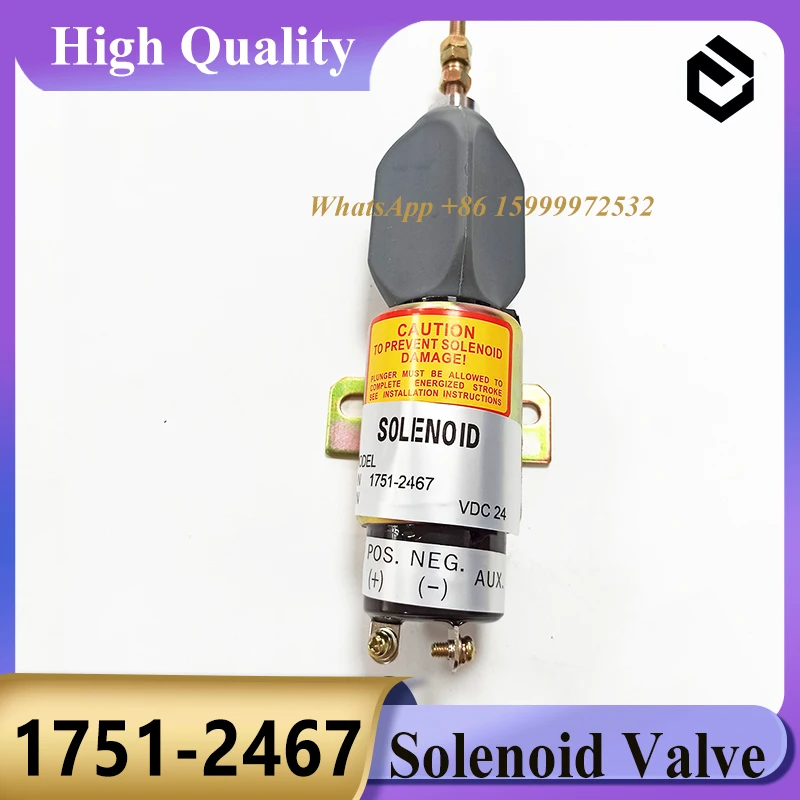 1751-2467 2-контактный стоп-электромагнитный клапан 17512467 Детали экскаватора Caterpillar