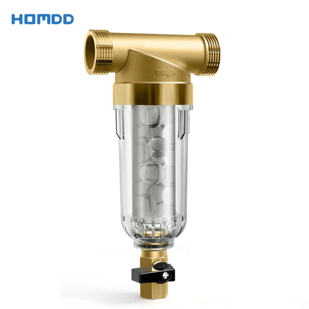 40μm 3t Large Flow Pipe Backwash Clean Water For Home