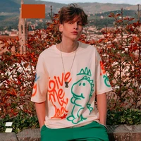 new fashion spring summer tops for men cute dinosaurs t shirt for women oversize men t shirt lovers clothing trend cloth