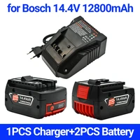 original bat614g rechargeable battery 14 4v 12800mah lithium ion for bosch 14 4v battery bat607g bat614 bat614g charger