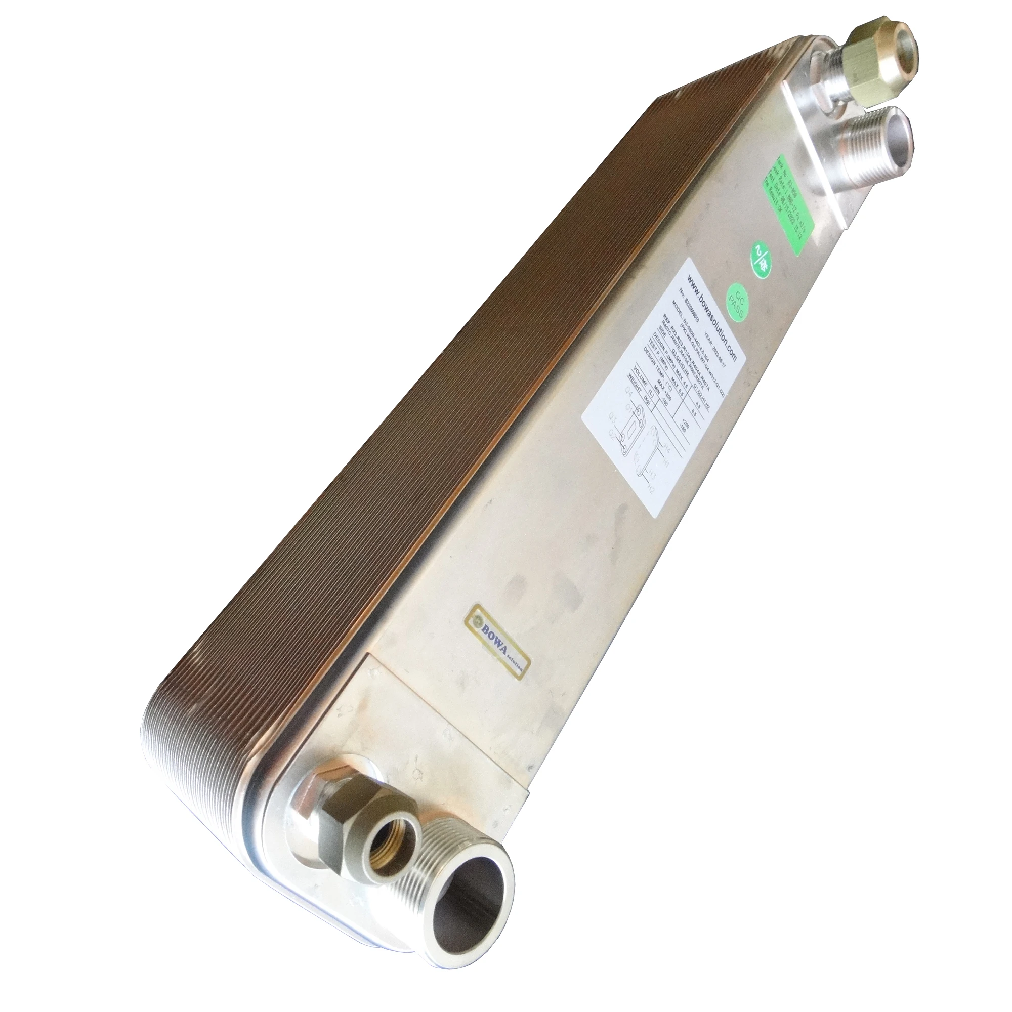 

15,500 kcal heat pump water heater two-unit assembly matched with 7P air-conditioning compressor for 18KW heating unit