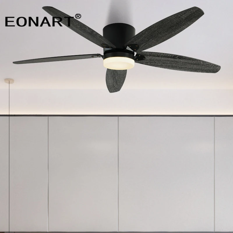 

36 Inch Led Ceiling Fan Lamp Roof Home Fans Modern Indoor Decorate Plywood Blades Dc Ceiling Fan With Remote Control Ventilador