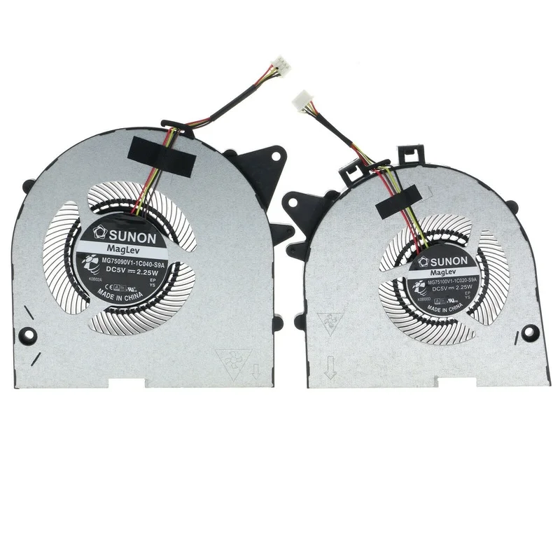 

Padarsey Replacement CPU & GPU Cooling Fan for Lenovo Legion Y540P Y545 Y7000P-2019 DFS501105PR0T FKU0