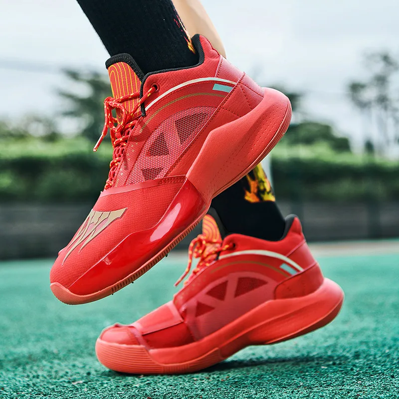 New High Quality Basketball Sneakers Men Breathable Non-Slip Training Sports Shoes Wearable Running Basketball Shoes for Men