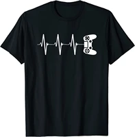 gamer heartbeat shirt video game player gift t shirt