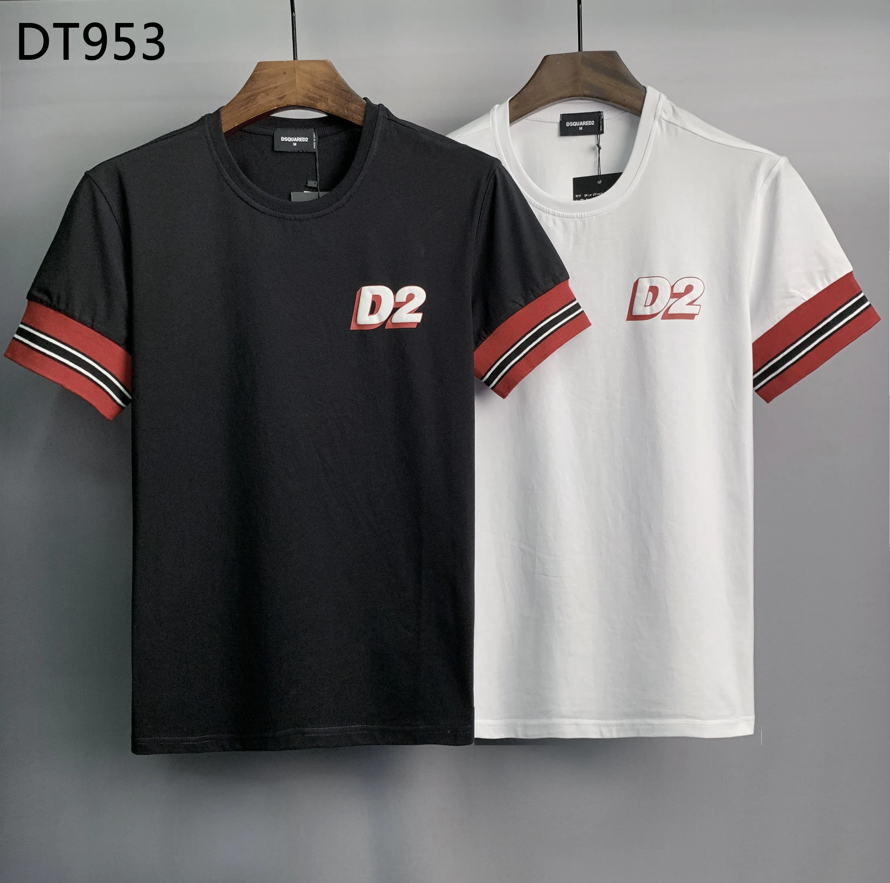 

Dsquared2 Men's Cotton 100% Classic Simple Casual Trend Fashion Loose High Street DSQ2 Round Neck T-Shirt Boyfriend Gift DT953