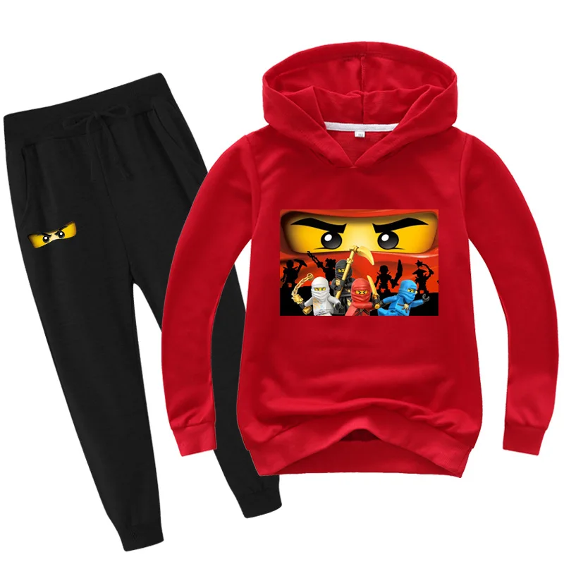 Детский спортивный костюм-двойка с капюшоном и штанами